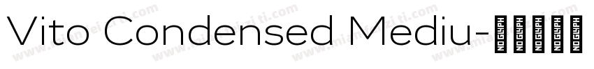 Vito Condensed Mediu字体转换